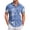 Sky Blue, variant on HAJWOH Hawaiian Shirt for Men Casual Button Down Short Sleeve Summer Beach Shirts Loose Fit Floral Print Tropical Tops