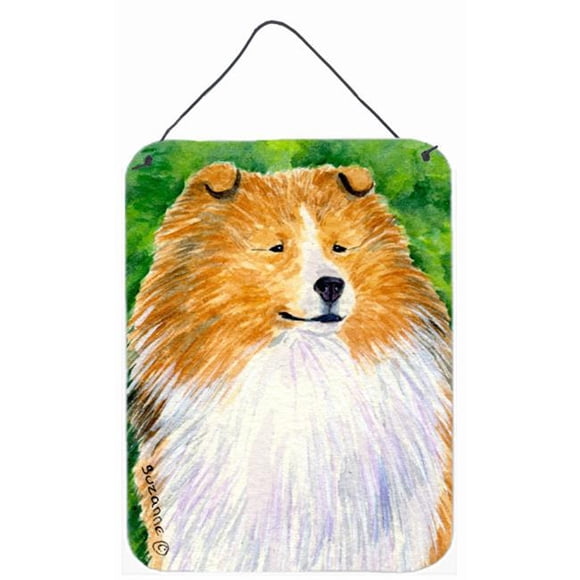 Sheltie Aluminium Metal Wall Or Door Hanging Prints