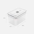 thumbnail image 3 of ZWILLING Fresh & Save S/M/L / 3 Piece Vacuum Box Set, Plastic, Semitransparent-Grey, 3 of 10