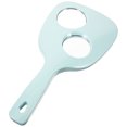 thumbnail image 2 of EeaseCA 1pc Double Side Handheld Mirror Cosmetic Mirror Back 2X and 3X Magnification Round Mirror (Blue), 2 of 7