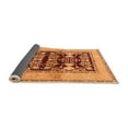thumbnail image 2 of Ahgly Company Indoor Rectangle Oriental Orange Industrial Area Rugs, 4' x 6', 2 of 4
