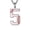 Silver Number 5, variant on Number Necklace for Men Stainless Steel Digital 0-9 Pendant Baseball Athletic Chain Player Black Silver Gold Plated Personalized Statement Cool Simple Dainty Jewelry Silver 3