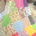 thumbnail image 2 of 7 Pcs/set Printed Cotton Patchwork fabric patchwork Fabric Squares Bundle Quilting Scrapbooking Sewing Craft DIY Cloth, Red, 25x25cm, 2 of 7