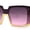 White Purple, variant on Womens Bottom Half Rim Trim Shield Mod Rectangle Fashion Sunglasses Black Smoke