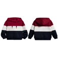 thumbnail image 3 of Jacquard Contrast Color Hooded Long Sleeve Tops for Men, 3 of 5