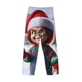 thumbnail image 5 of Sigee Chucky Bj Print Men's Pajama Pants - Soft Lounge Sleep Bottoms with Elastic Waistband and Pockets-Small, 5 of 9
