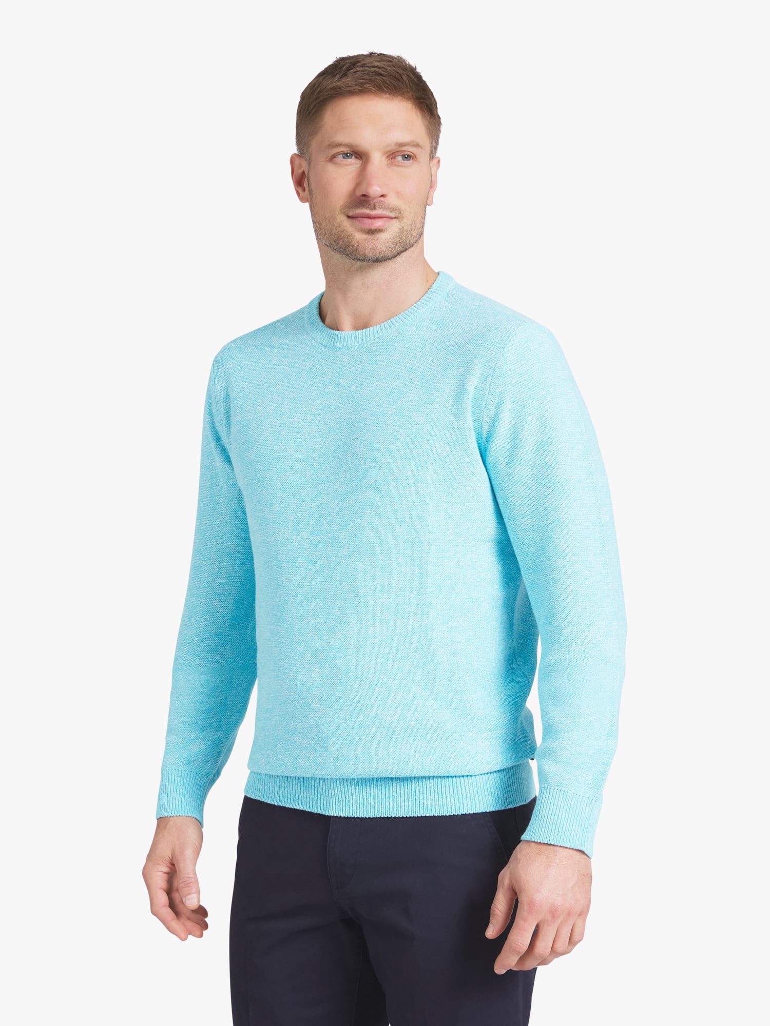 Chaps Men's & Big Men's Long Sleeve Crewneck Sweater, Sizes S-3XL