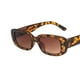 thumbnail image 1 of Gafas de sol cuadradas Retro clásicas para mujer, anteojos de sol rectangulares pequeños de viaje, antideslumbrantes, 1 of 4