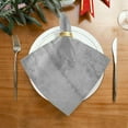 thumbnail image 2 of Coolnut Graphite Cloth Napkins Set of 6,Reusable Washable Polyester Dinner Table Napkins for Kitchen,Dining,Restaurant,Party Decoration, 2 of 7