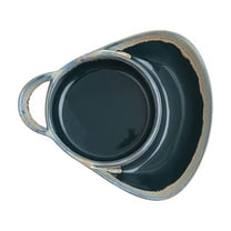 Ceramic Chip and Dip Bowl Set - Divided Soup and Side Bowls for Cereal, Salad, and Dipping - Ideal for Home Meals and Entertaining