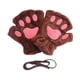 thumbnail image 2 of Guantes de pata de gatito, guantes de disfraz, garras de animales, accesorios para fotos, disfraz de garra de gato Marrón, 2 of 9