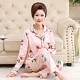 thumbnail image 1 of REDHOTYPE Pyjama de Mère Femmes Printemps et Automne Manches Longues Grande Taille Nouvelle Mode Floral Coton Homewear Set, 1 of 2