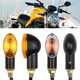 thumbnail image 4 of 2 luces intermitentes para motocicleta, luz ámbar, lámpara universal para Honda, Suzuki, Yamaha, BMW, 12 V, 4 of 5