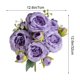 thumbnail image 3 of Ramo de rosas de seda artificial para la mesa nupcial y la decoración del hogar, 3 of 6