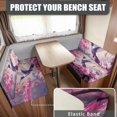 thumbnail image 2 of XYZCANDO Hummingbird Floral RV Dinette Cushion Covers Comfortable RV Accessories Stretchable Cushion Covers for Couches and Sofas Universal Furniture Covers for Women Pink, 2 of 7
