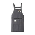 thumbnail image 6 of sruoe Cooking Aprons, Aprons with Pockets, Aprons for Cooking, Unisex Apron, Adult Aprons for Kitchen, Gray, 6 of 7