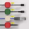 thumbnail image 6 of Magnetic Cable Clip Cord Organizers for Desk Nightstands and Cable Management, 6 of 12