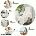 thumbnail image 6 of 1 Piece Super Soft Happy Smiling Face Flannel Blanket Relax All Year Round Winter, Office Decoration Happy Design, 6 of 7