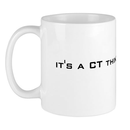 

CafePress - It s A CT Thing Mug - Ceramic Coffee Tea Novelty Mug Cup 11 oz