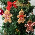 thumbnail image 4 of 12pcs Gingerbread Man Christmas Tree Ornaments Xmas Soft PVC Men Living Room Decorating Tools Festival Home Decoration, 4 of 8