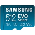 thumbnail image 1 of Tarjeta de memoria micro SD SAMSUNG EVO Select 512GB con adaptador, 1 of 8