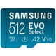 thumbnail image 1 of Tarjeta de memoria micro SD SAMSUNG EVO Select 512GB con adaptador, 1 of 8