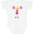 thumbnail image 3 of Inktastic Cheerleaders, Cute Girl, Blonde Hair, Cheerleading Girls Baby Bodysuit, 3 of 5