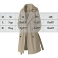 thumbnail image 3 of Bixock Women Outerwear Fall and Winter Plus Size Fashion Long Hooded Trench Coat, 3 of 5