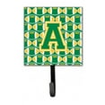 thumbnail image 1 of Carolines Treasures CJ1069-ASH4 Letter A Football Green & Gold Leash or Key Holder, 1 of 1