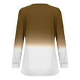 thumbnail image 5 of Inleife Fall Tops for Women Women's Casual Solid Color Long-Sleeved Loose Round Neck Non-Positioned Top, 5 of 5
