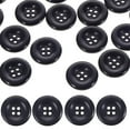 thumbnail image 6 of FOLOYORI 50Pcs Sewing Buttons for Replacement Navy Blue Resin for Clothes, 6 of 8