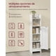 thumbnail image 3 of VASAGLE Armario de Baño, Armario Esquinero con Puerta y Estantes, Organizador de Almacenamiento, Armario Estrecho para Papel Higiénico, Estantes Ajustables, Blanco, 3 of 5
