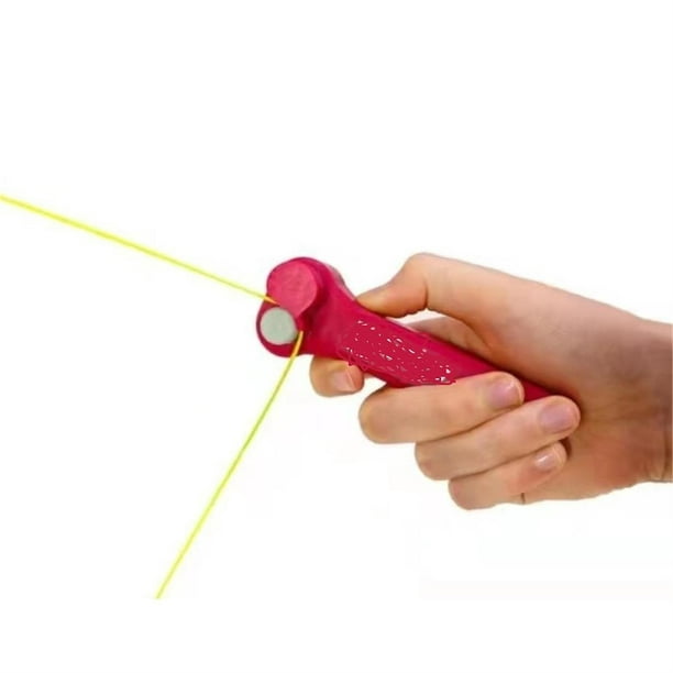 Funny Rope Launcher Thruster Interesting Fun Electirc Rope Gun Toy