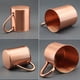 thumbnail image 3 of Injueey Taza de cobre de 450ML, taza de cerveza Moscow Mule, tazas de leche, cóctel sin forro interior, accesorios para beber, suministros Barra de herramientas Cobre puro, 3 of 6