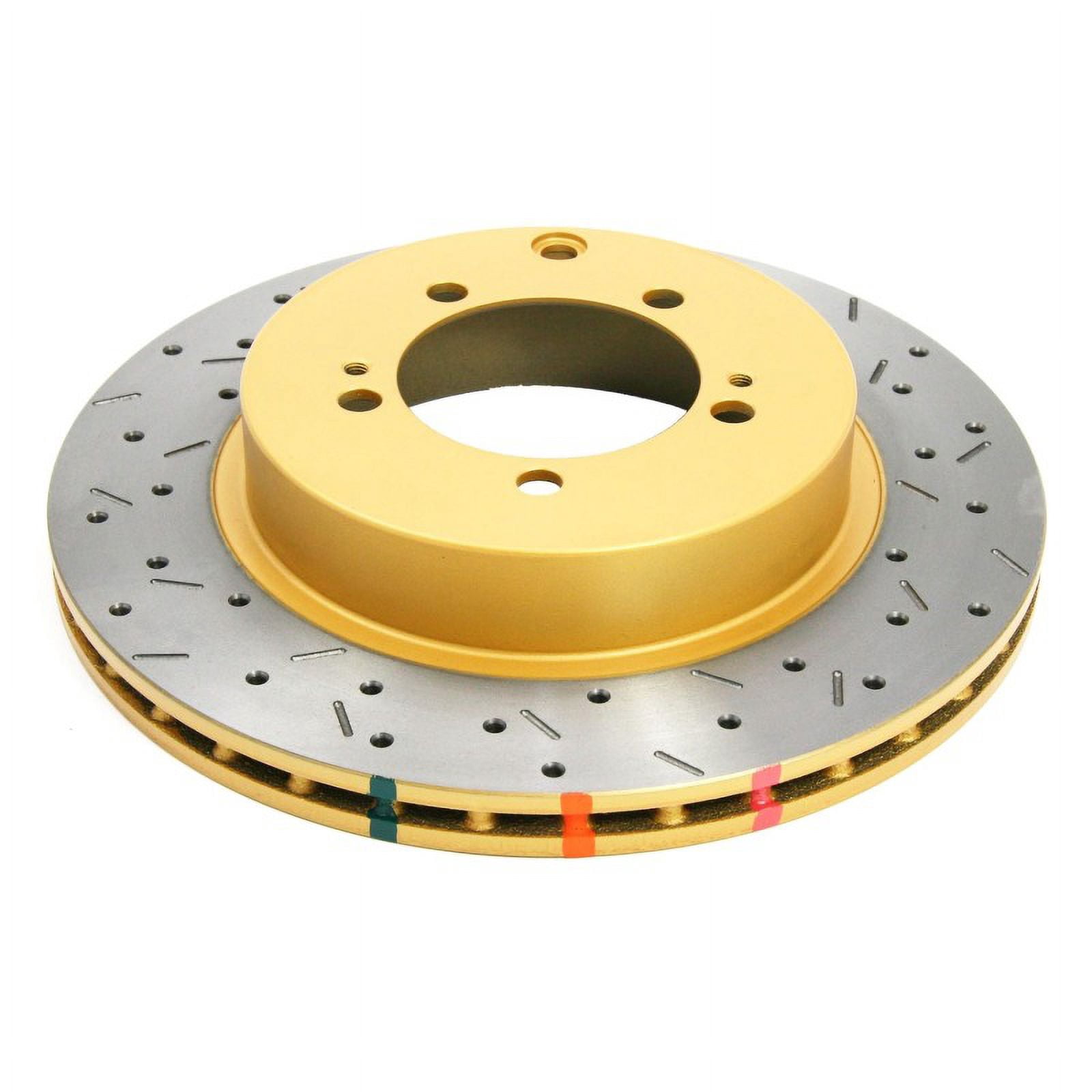 DBA 03-05 Evo 8/9 Rear Drilled & Slotted 4000 Series Rotor Fits select: 2005-2006 MITSUBISHI LANCER EVOLUTION
