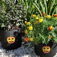 thumbnail image 2 of Bolsa de cultivo de plantas de tela no tejida para jardín de casa, color negro, para cultivo de árboles frutales y vegetales (50 galones (75Dx40H)), 2 of 11