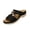 Black, variant on Perforated Wedge Slide Sandals, Women's Open-Toe Metal Ring Shoes, 2026 Women's Comfortable Wedge Sandals - Slip-On Platform Flat Shoes With Arch Support for Outdoor Walking, Beige 8.5