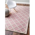 thumbnail image 2 of Nuloom MTVS173B-508 Hand Hooked Takako Rug, Pink - 5 ft. x 8 ft., 2 of 3