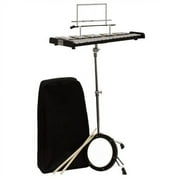 Mendini by Cecilio MGS-30 Educational Glockenspiel Bell Kit with Practice Pad, Mallets, Sticks and Bag