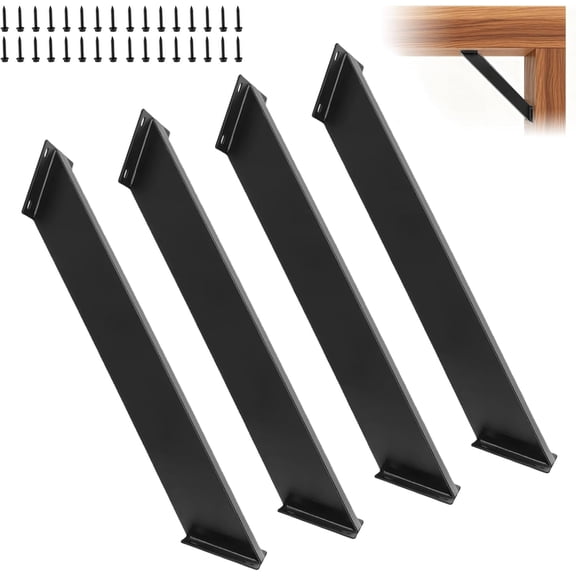45 Degree Angle Support Brackets - 4PCS Connector Brace Bracket Kit for Pergolas, Gazebos, Decks, and Patios
