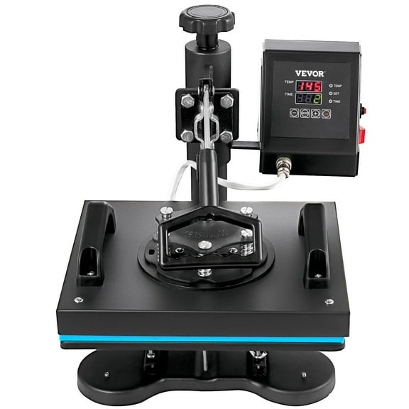 12x10 Inch Heat Press Machine for T-Shirts, 30x23cm Sublimation Transfer Printing Press, Digital Heat Press for Custom Apparel & DIY Projects (T-Shirt, Mug, Hat)