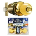 thumbnail image 2 of Constructor Chronos Privacy Door Knob Handle Lock Set for Hallway and Closet Stainless Steel Finish, 2 of 2