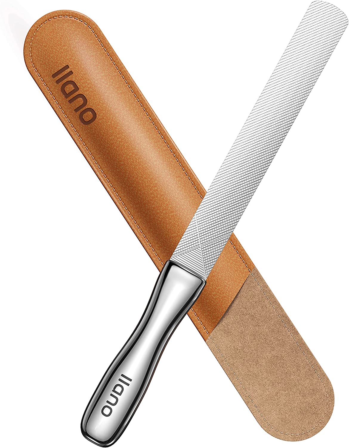 Metal Nail File, Stainless Steel Nail Files for Natural Nails with