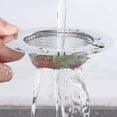 thumbnail image 5 of Stainless Steel Bathroom Shower Hair Filter Catcher Drain Cover Kitchen Sink Plug Strainer Hole Cover (Pack of 2), 5 of 5