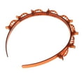 thumbnail image 2 of Doble flequillo peinado horquilla diadema clips para mujer, doble capa marrón Colcomx Diadema de doble capa para mujer, 2 of 5