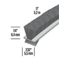 thumbnail image 3 of M-D Building Products 04267 17 ft. Gray Pile Replacement Weatherseal for Storm Doors & Windows, 3 of 9