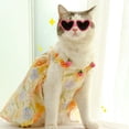 thumbnail image 2 of Xiao Hua Vestido para cachorro, bonito vestido de princesa para gato, falda para perritas pequeñas (A148, L), 2 of 4