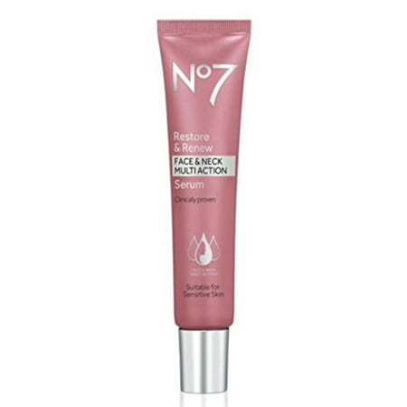 - No7 Restore & Renew Face & Neck MULTI ACTION Serum 30ml, No7's first multi action serum By No 7