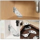 thumbnail image 4 of 10 Uds. Conector de esquina de muebles de acero inoxidable, soporte de esquina para estantes, 4 of 5
