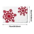 thumbnail image 2 of Doormat Welcome Mat Washable Low Profile Front Door Mat For Indoor Outdoor Entryway Winter Xmas Holiday Front Door Blanket Throw Fuzzy Soft Blanket Rope Blanket Throw Vegan Blanket Big Area Rug Room, 2 of 2